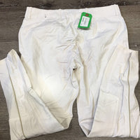 Side Zip Breeches *gc, wrinkled, stained, older, dingy, puckered

