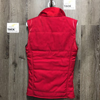Thick Fleece Lined Shiny Quilted Vest *xc
