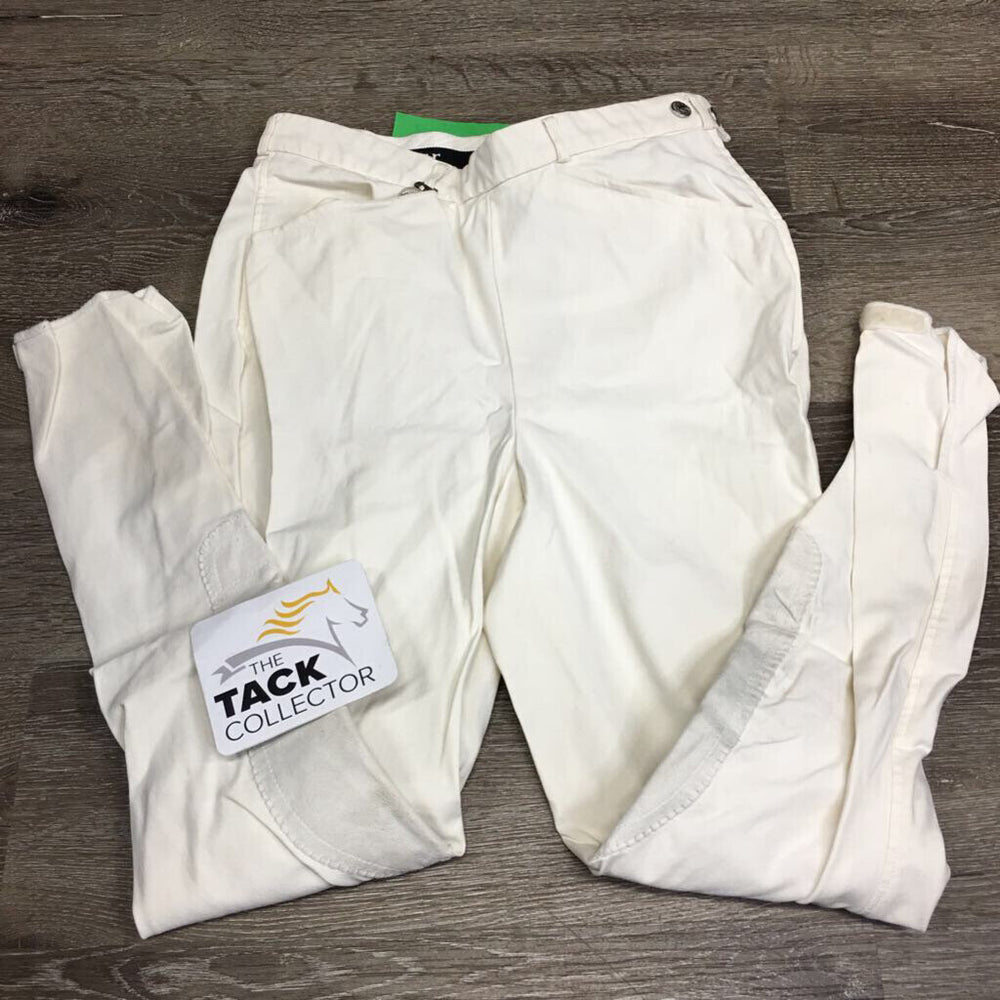 Side Zip Breeches *vgc, older, mnr stains, pilly edges & seam puckers