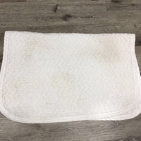 Thin Quilted Baby Pad *fair, dingy, stained, hole, mnr stains, v. thread, mnr pills
