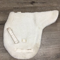 Wither Relief Fleece Cotton Fitted CC Pad *gc, stained, clumpy, mnr hair, pilly, rubs