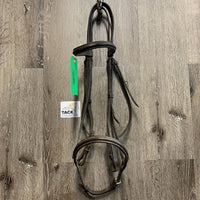 Rsd Bridle *gc, v.stiff, dirty, rubs, rough, stiff & missing keepers, scrapes, chewed?