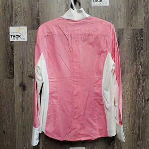 LS Show Sun Shirt, attached magnetic collar, mesh sides & sleeves *xc, crinkles