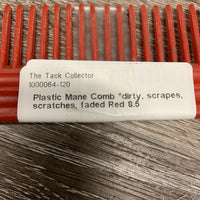 Plastic Mane Comb *dirty, scrapes, scratches, faded