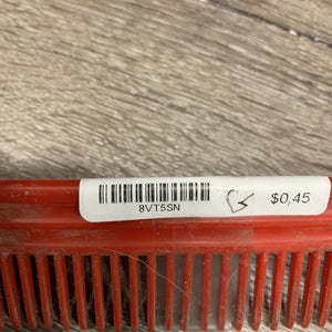 Plastic Mane Comb *dirty, scrapes, scratches, faded
