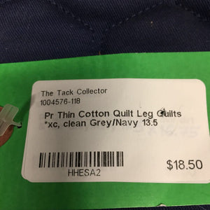 Pr Thin Cotton Quilt Leg Quilts *xc, clean