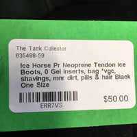 Pr Neoprene Tendon Ice Boots, 0 Gel inserts, bag *vgc, shavings, mnr dirt, pills & hair