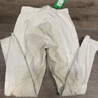 Full Seat Breeches *fair, dingy, older, v stained, dirt, undone stitching