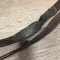 Pr Soft Stirrup Leathers *fair, dirty, stains, torn/holey, dents, threads, rubs, xholes, creases, undone seam stitching