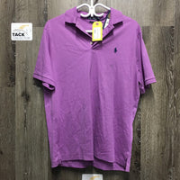 SS Polo Shirt, 1/4 Button Up *new, tags
