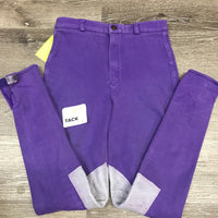 JUNIORS Hvy Cotton Breeches *gc, faded seams, pills, clumpy, mnr stains
