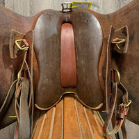 13"/16" *MW *5.25" Peruvian Paso Set: Wood Stirrups, String Cinch, Leather Pad, 5 pc Guarnicion Tail Set, 4 Pcs: Braided Bridle, Noseband, Bit, Reins, Lunge Line & Bosal, Tapaojos (eye covers)
