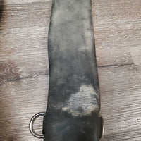 Soft Neoprene Girth, Center D Ring *gc, dirty, stained, mold?, cracking, creases
