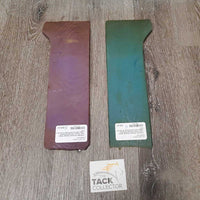 2 Rubber Western Saddle Shims *vgc, marker, discolored/stains, rough endt