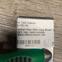 Fine Wire Dog Brush *gc, dirt, hair, bent bristles
