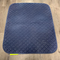 Quilted Baby Saddle Pad *gc, faded, dirt, stains, hair, puckered, rubbed clumpy edges