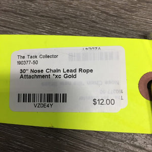30" Nose Chain Lead Rope Attachment *xc