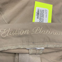 Euroseat Breeches *cut tag, stains, v.stained & discolored seat/legs, seam puckers, pulled seat seams