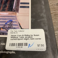 Horse Care & Riding by Susan McBane *rubs, scrapes, curled/ripped edges, bent corner