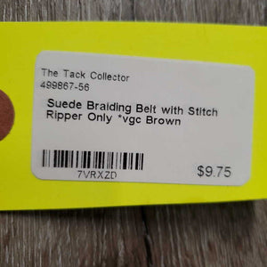 Suede Braiding Belt with Stitch Ripper Only *vgc