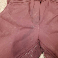 High Waist Full Seat Breeches, bling *gc, faded, stains, mnr dirt?, seam puckers