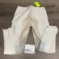 Euroseat Breeches *gc, v.stained seat & legs, hairy velcro, pulled seat seams, seam puckers
