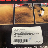 Western Rider Handbook, Level 1 by Equine Canada *xc, mnr scratches
