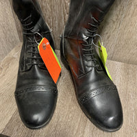 Rear Zip Field Boots *vgc, mnr dirt, rubs, dusty, mnr toe/heel scuffs