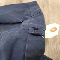 Full Seat Breeches *unstitched seat seam & belt loop, v.faded, puckeres, older, gc