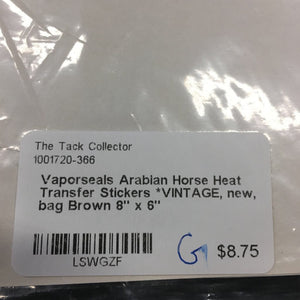 Arabian Horse Heat Transfer Stickers *VINTAGE, new, bag