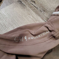 Hvy Full Seat Breeches *gc, v.pilly, older, faded, stained seat & legs, missing bling
