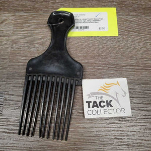 Long Tooth Mane/Tail Pick Comb *gc, dirty, MISSING Pick/tooth