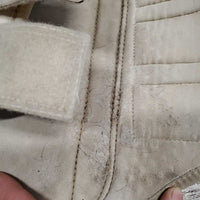 Pr Closed Boots, double lock velcro *clean, dingy, fair, stained, velcro: weak, hairy & frayed
