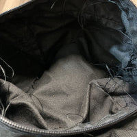 Light Cordura Bag, Zip, handles *older, gc, faded, dirty, threads
