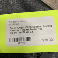 Cloth/Leather Folding Passport Travel Folder *xc
