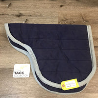 Thick Quilt Fitted Saddle Pad *gc, faded, dirt, rubbed edges, mnr stains
