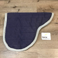Thick Quilt Fitted Saddle Pad *gc, faded, dirt, rubbed edges, mnr stains
