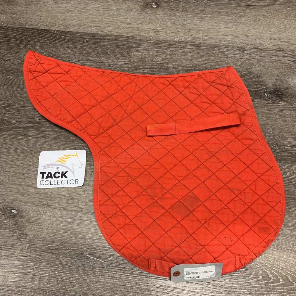 Thin Quilt Fitted Jumper Saddle Pad *gc, mnr dirt, hair, stains