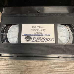 VHS Pat Parelli Natural Horsemanship "Natural Trailer Loading" *dirty, older, marker/Discard, works?