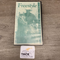 VHS Pat Parelli Natural Horsemanship "Freestyle Riding" *dirty, older, marker/Discard, works?
