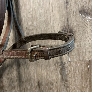 Rsd Bridle *NO CHEEKS, gc, dirt, xholes, stains, dents, creases