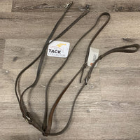 Thick Leather German Martingale ONLY *NO REINS, v.dirty, older, xholes, twisted, NO keeper
