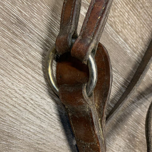 Thick Leather German Martingale ONLY *NO REINS, v.dirty, older, xholes, twisted, NO keeper