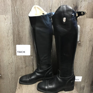 Pr Dress Boots, Zips, Grey Ariat Forms, Black Ariat Bags *like new, clean, v.mnr stains/rubs inside, older