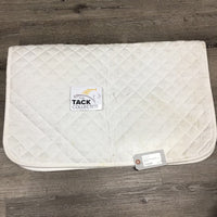 Thick Quilt Baby Saddle Pad "Sweet Talk" *vgc, stains, mnr hair
