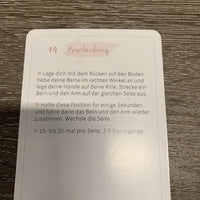 Riding exercise/training cards *in German?? *like new