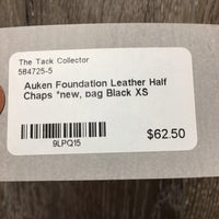 Leather Half Chaps *new, bag
