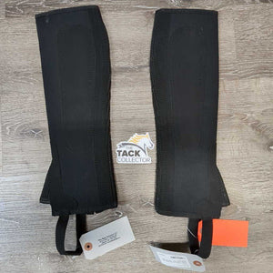 Pr Synthetic Half Chaps, bag *new, v.mnr dirt spot