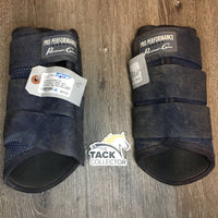 Pr Closed Hind XCountry Boots, velcro *gc, v.dirty, hairy velcro, edge rubs/frays
