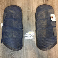 Pr Closed Hind XCountry Boots, velcro *gc, v.dirty, hairy velcro, edge rubs/frays